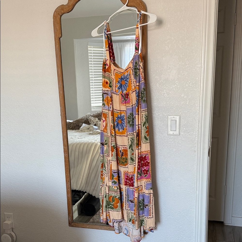 Paper Heart Vacation / Resort wear Floral Patchwork Maxi Dress